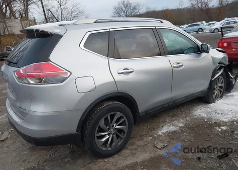 2015 Nissan Rogue Sl из США, поврежденный, VIN 5N1AT2MV3FC795352